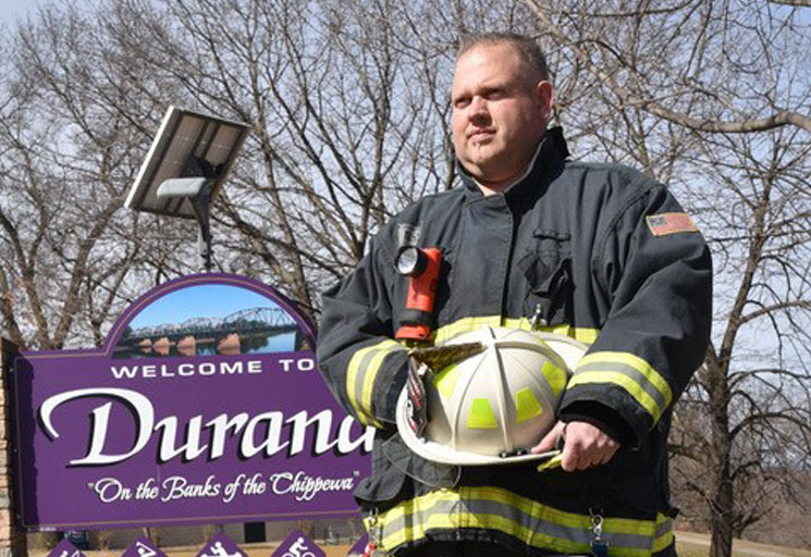 Image: Durand firefighter, CVTC instructor honored with state award