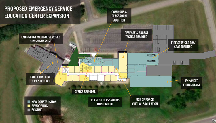 Proposed Emergency Service Education Center Expansion