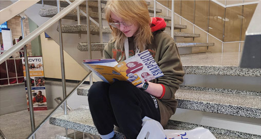 Girl Reading Snapshot