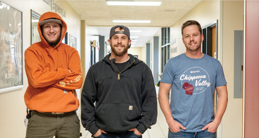 Three Guys Smiling