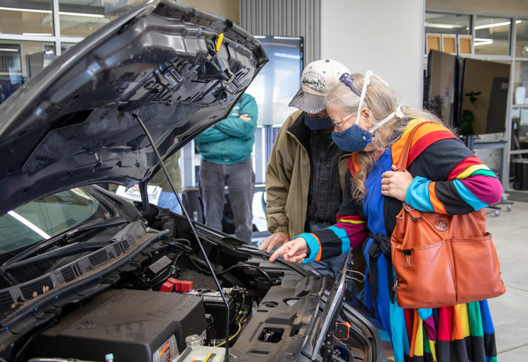 Image: Electric Vehicles Showcased During Local Event