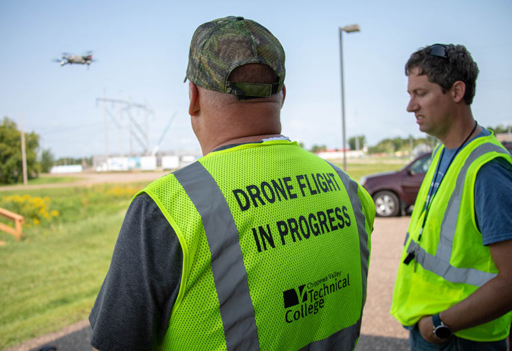 Image: Local Drone Operators Obtain Newly Required Safety Test License