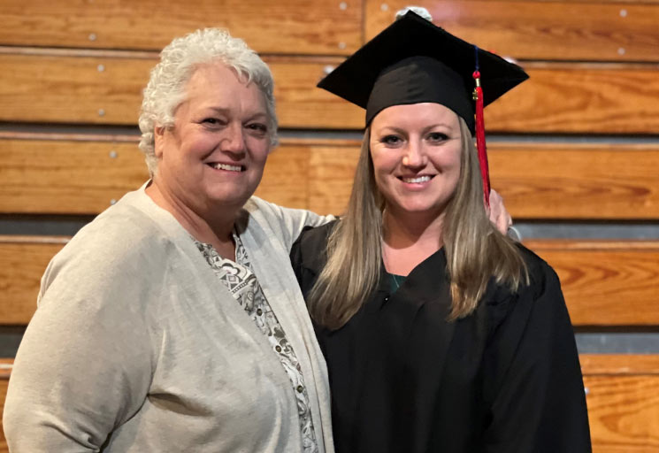 Image: CVTC Nursing Grad Gives Support and Gets It Back Two-fold