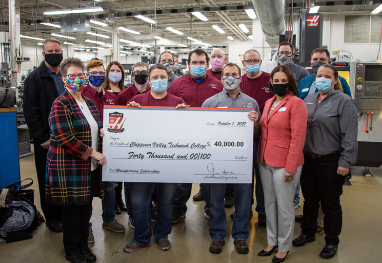 Image: Gene Haas Foundation Awards CVTC $40K Grant