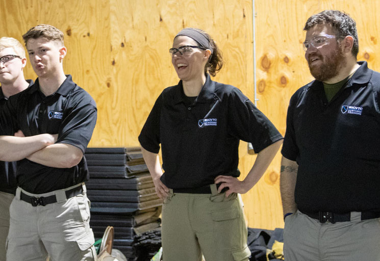 Image: Former health educator graduates from CVTC, becomes police officer