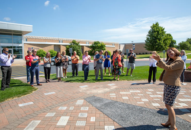 Image: CVTC honors former board members