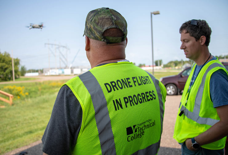 Image: CVTC recognized by FAA as drone training center