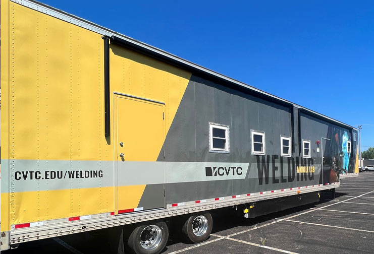 CVTC Mobile Welding Lab at MEC.