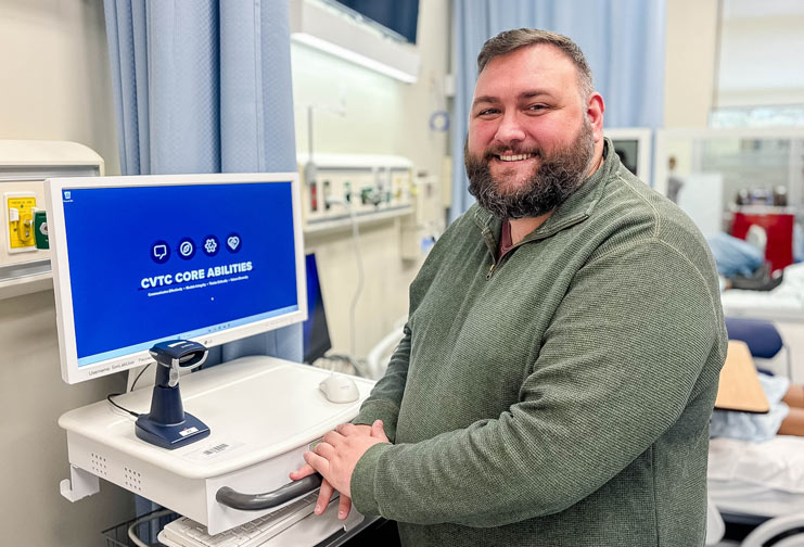 Sean Mormino, 33, of River Falls, is preparing to graduate from the nursing program at Chippewa Valley Technical College this month after heartbreaking loss and health concerns.