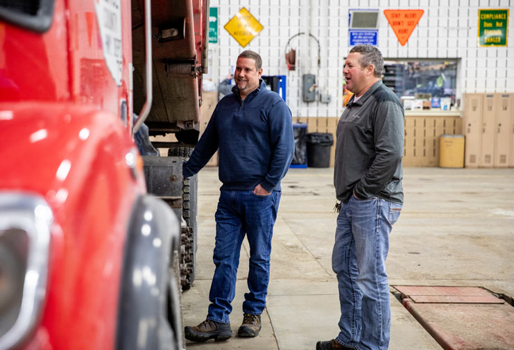 Two men at the Pierce County Highway Department